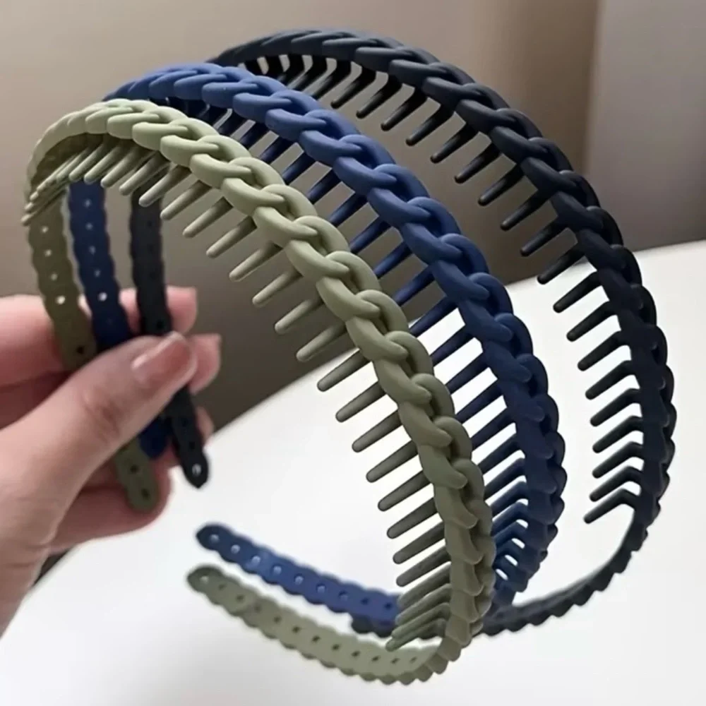 🔴 5 for $10 ONE Beige Toothed Headband Braided Design Hair Accessory